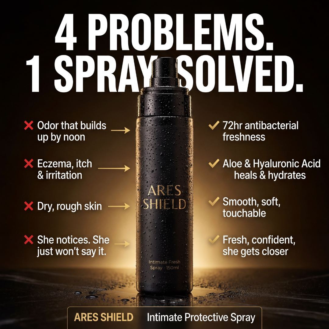 ARES Shield - Spray protetor íntimo para homens