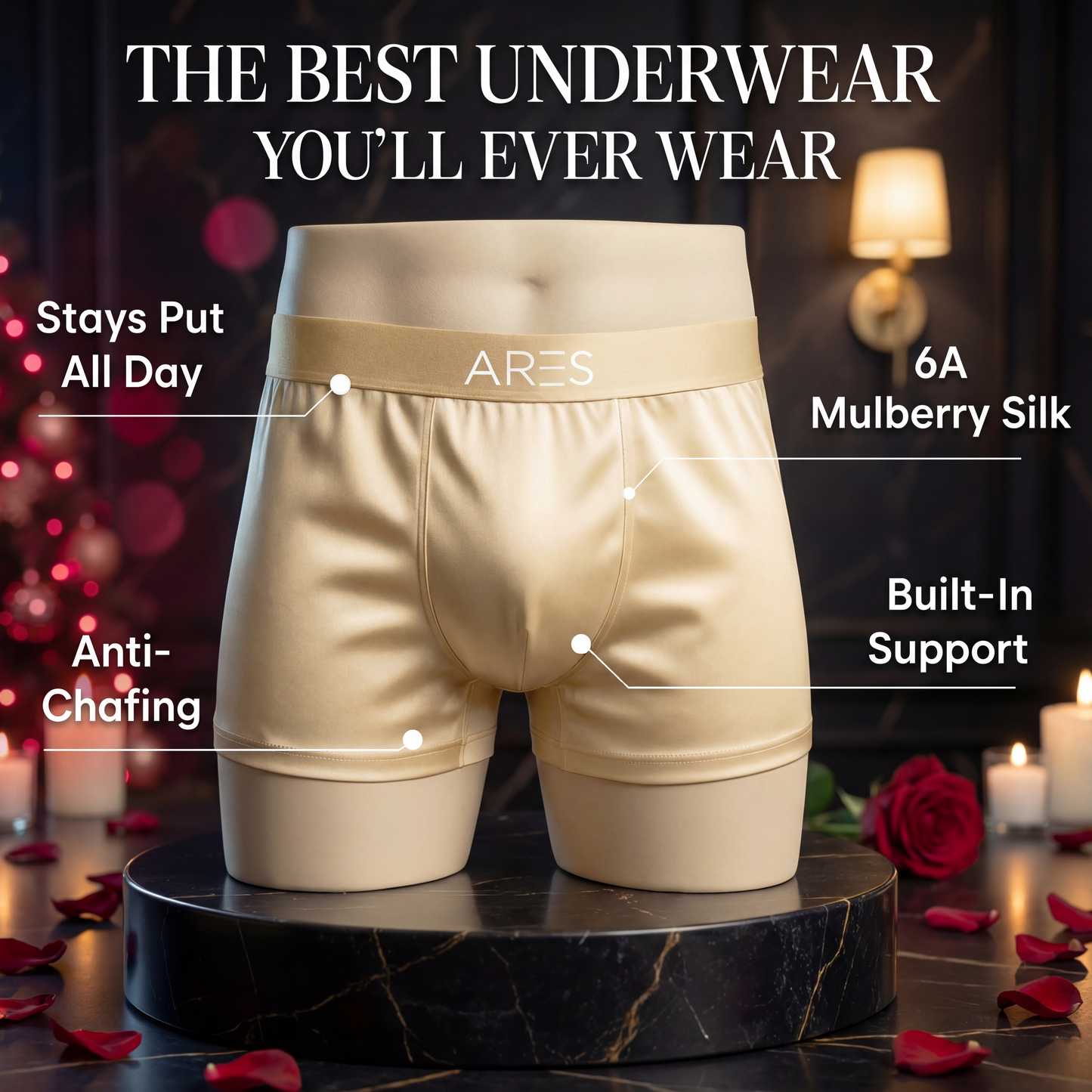 Ares Silk Boxer | All-Day Comfort