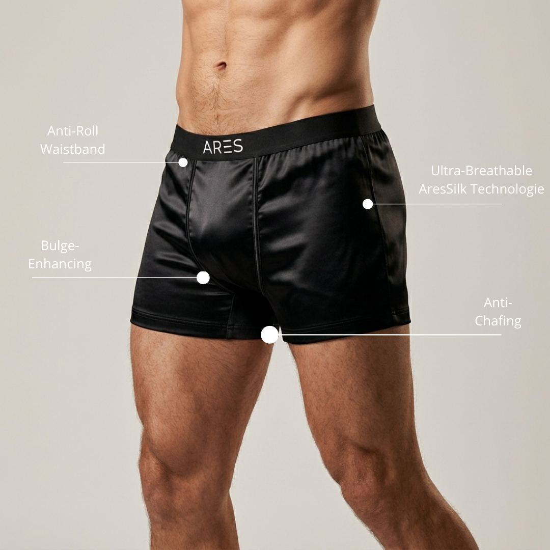 ARES Boxers de seda | Conforto durante todo o dia