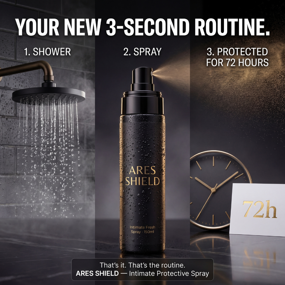 ARES Shield - Spray protetor íntimo para homens