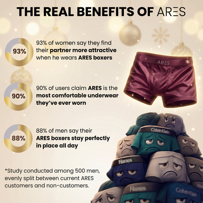 Boxers de Seda Premium | Conforto Todo o Dia Borgonha (NOVO)