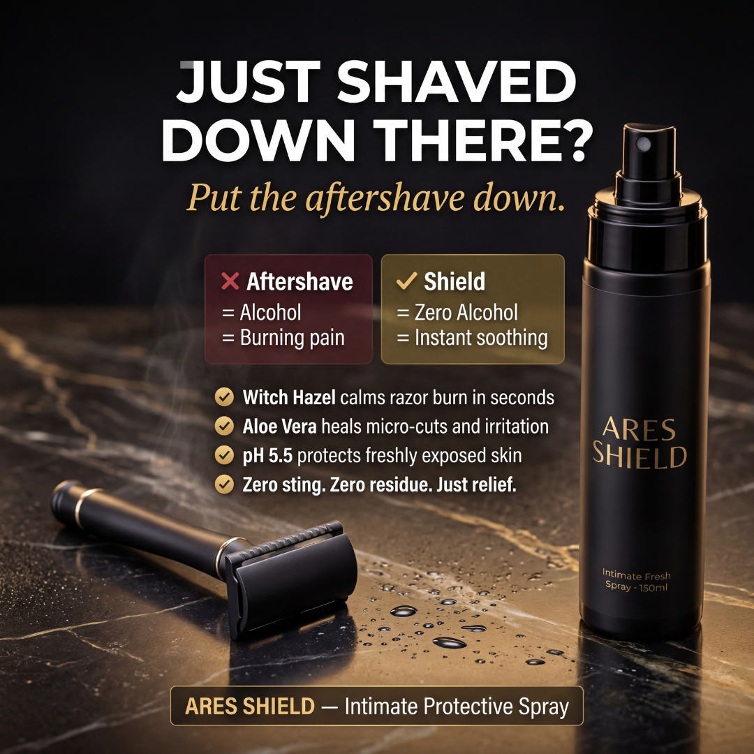 ARES Shield - Spray protetor íntimo para homens