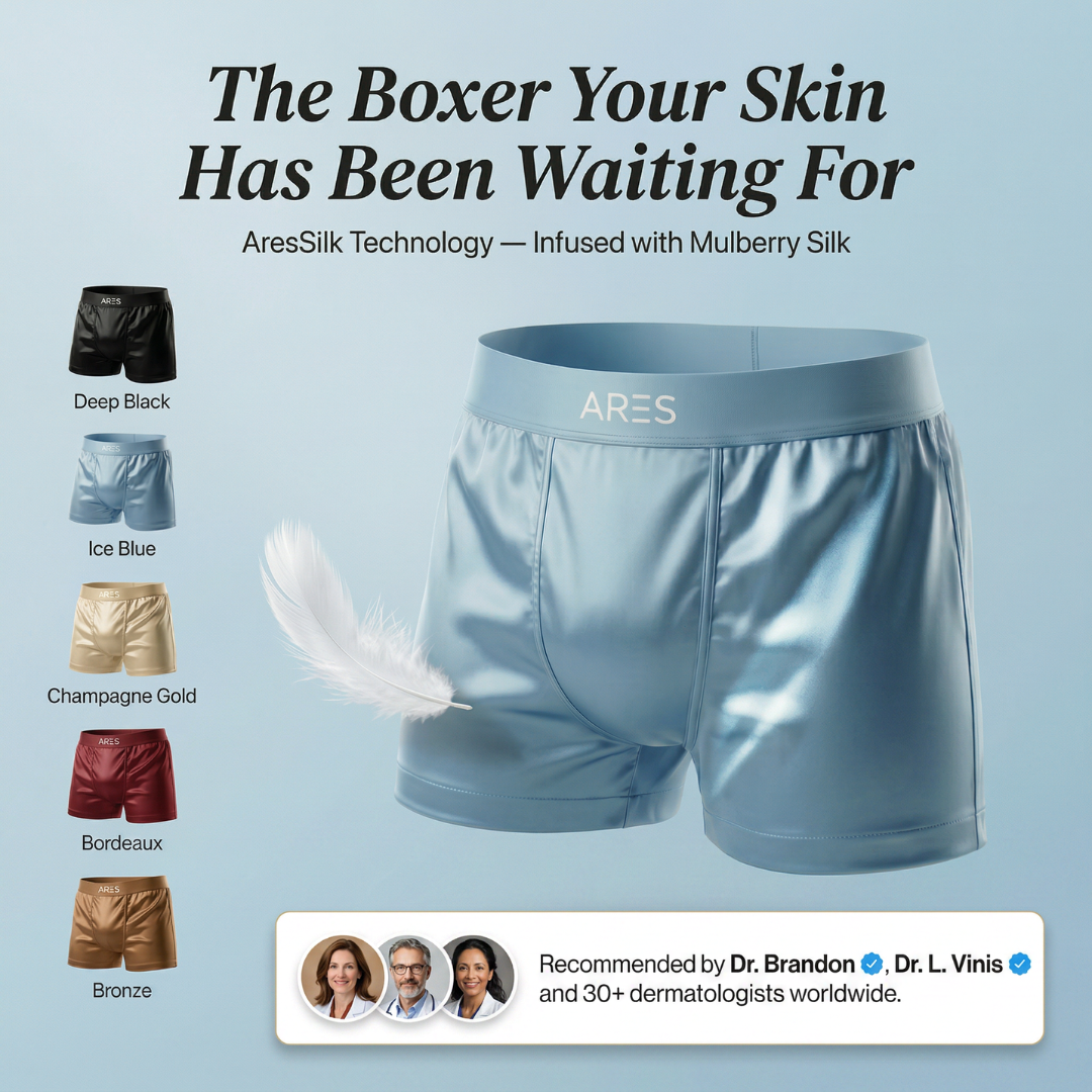 Boxers de Seda Premium | Conforto Todo o Dia
