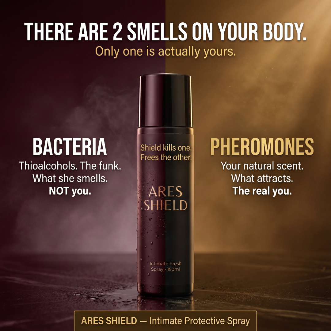 Ares Shield - Antibacterial Intimate Protective Spray for Men