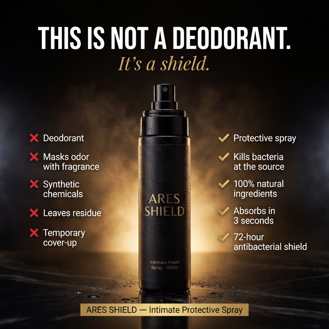 ARES Shield - Spray protetor íntimo para homens
