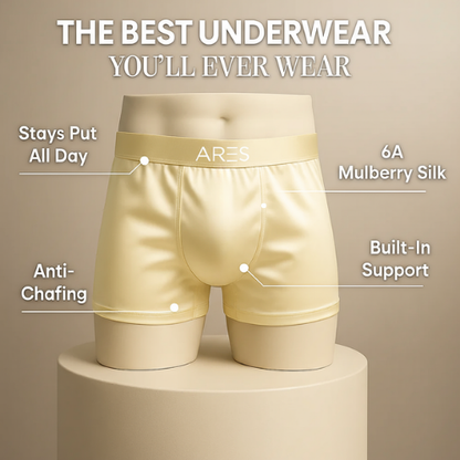 Boxers de Seda de Qualidade Superior | Conforto Todo o Dia