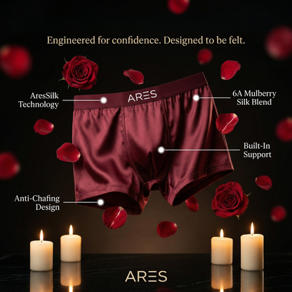 Boxers de Seda Premium | Conforto Todo o Dia