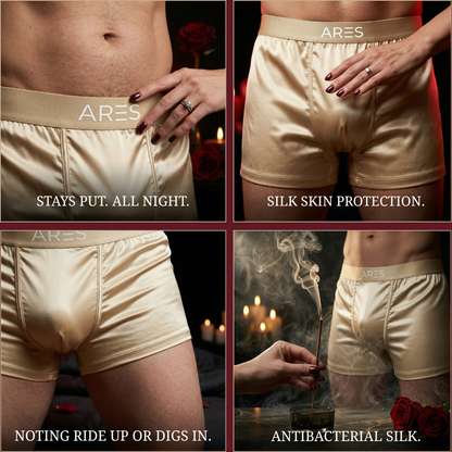Boxers de Seda Premium | Conforto Todo o Dia