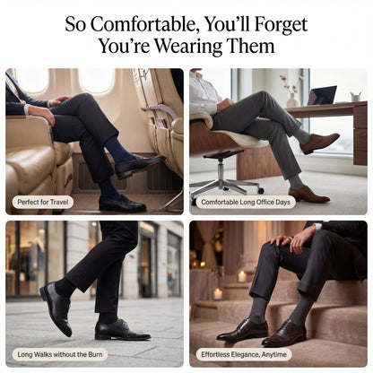 Meias de Seda de Qualidade Superior | Conforto Todo o Dia (NOVO)