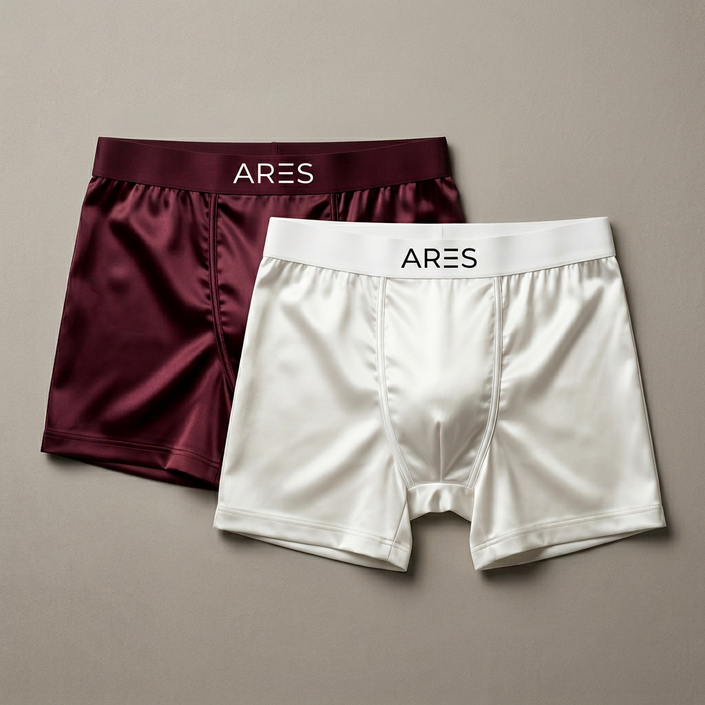Ares Boxers de seda | Conforto durante todo o dia (Novas cores)